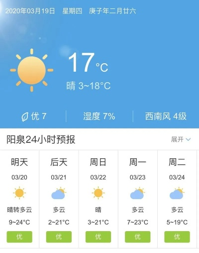昔阳天气预报，一份来自天空的温柔提醒