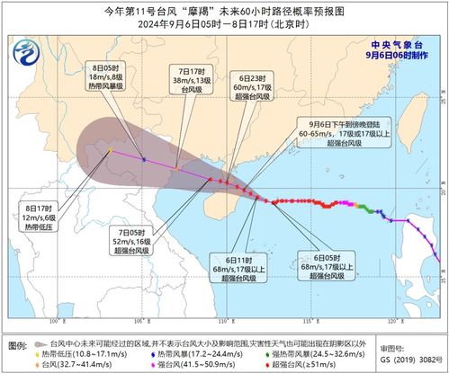 台风摩羯最新路径动态，强度升级，多地发布预警，市民需做好防范